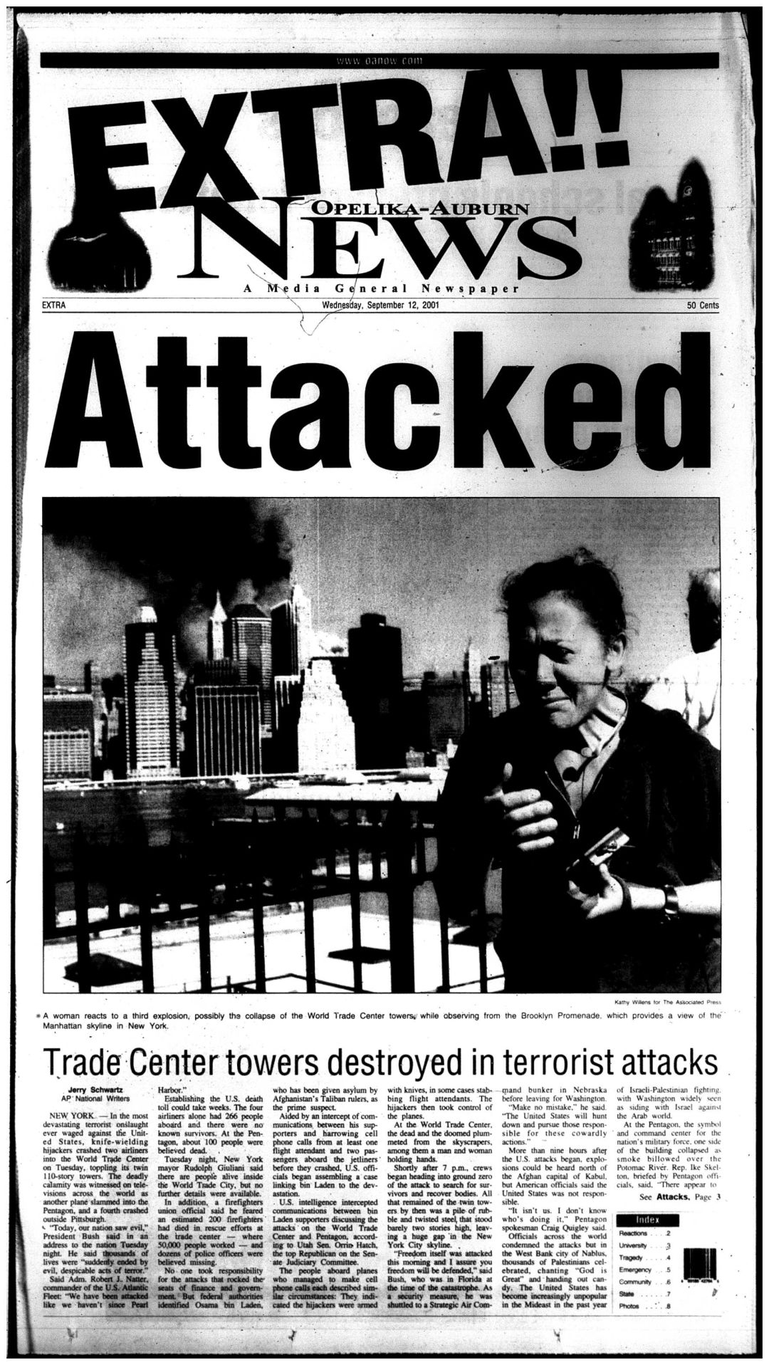 Wednesday, Sept. 12, 2001